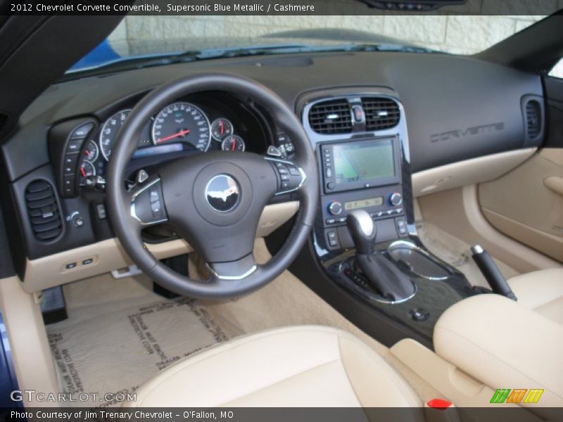 Cashmere Interior - 2012 Corvette Convertible 