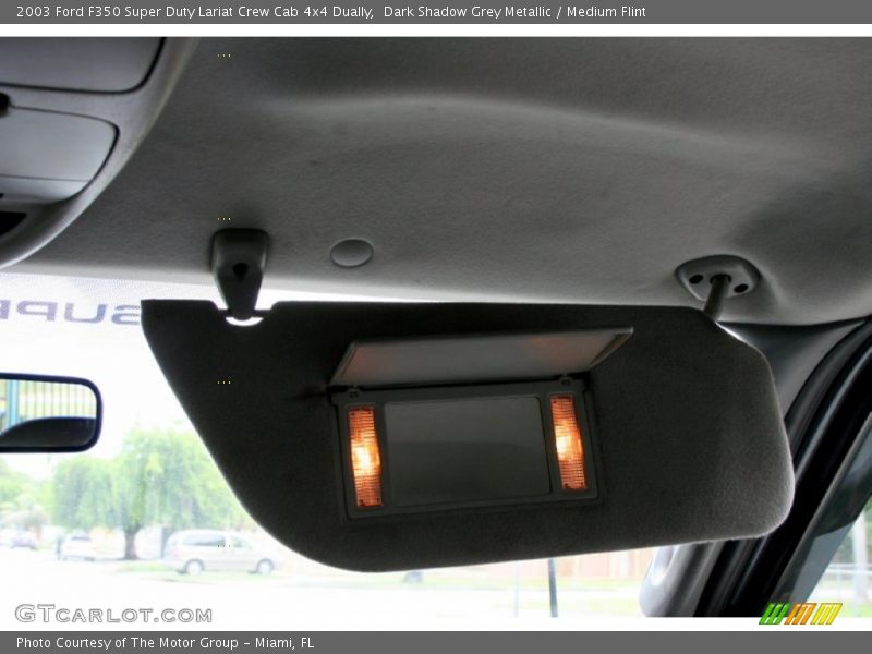 Dark Shadow Grey Metallic / Medium Flint 2003 Ford F350 Super Duty Lariat Crew Cab 4x4 Dually
