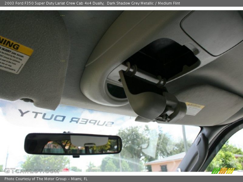 Dark Shadow Grey Metallic / Medium Flint 2003 Ford F350 Super Duty Lariat Crew Cab 4x4 Dually