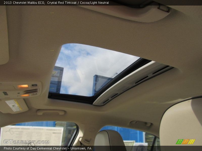 Crystal Red Tintcoat / Cocoa/Light Neutral 2013 Chevrolet Malibu ECO