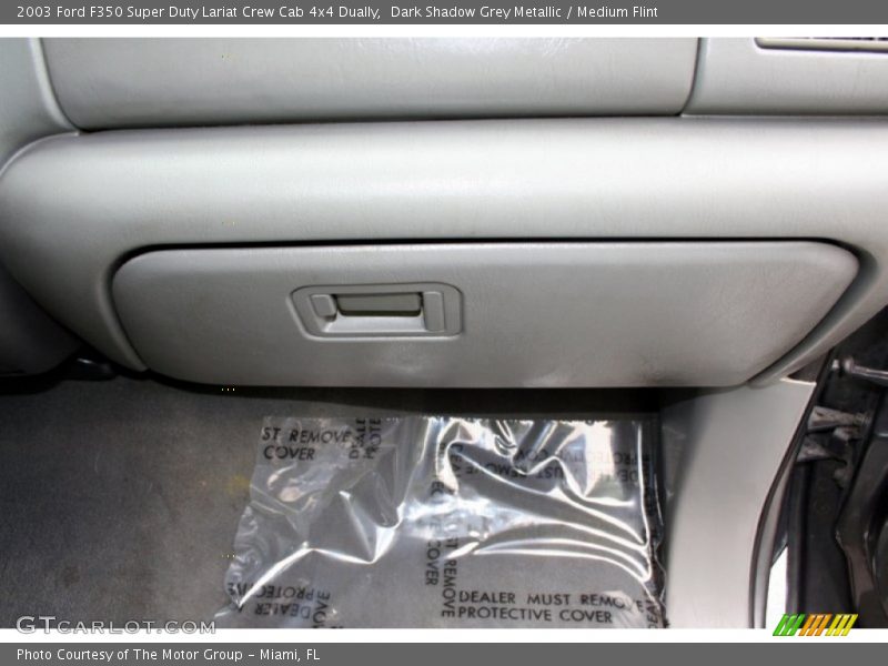 Dark Shadow Grey Metallic / Medium Flint 2003 Ford F350 Super Duty Lariat Crew Cab 4x4 Dually