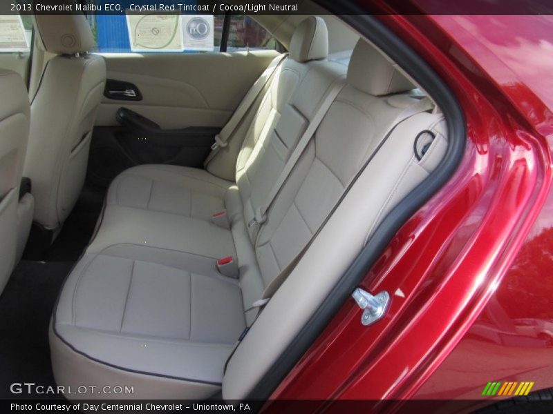 Rear Seat of 2013 Malibu ECO
