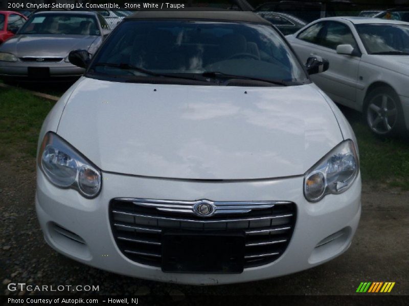 Stone White / Taupe 2004 Chrysler Sebring LX Convertible