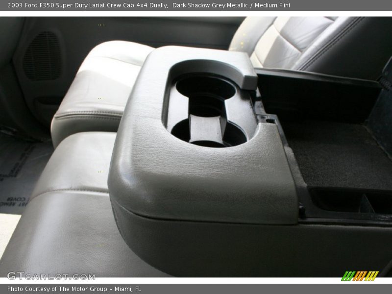 Dark Shadow Grey Metallic / Medium Flint 2003 Ford F350 Super Duty Lariat Crew Cab 4x4 Dually