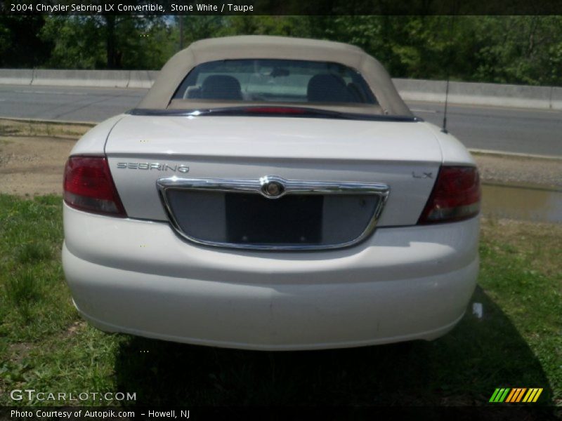 Stone White / Taupe 2004 Chrysler Sebring LX Convertible