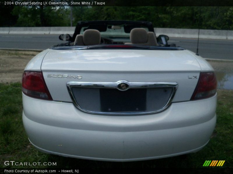 Stone White / Taupe 2004 Chrysler Sebring LX Convertible