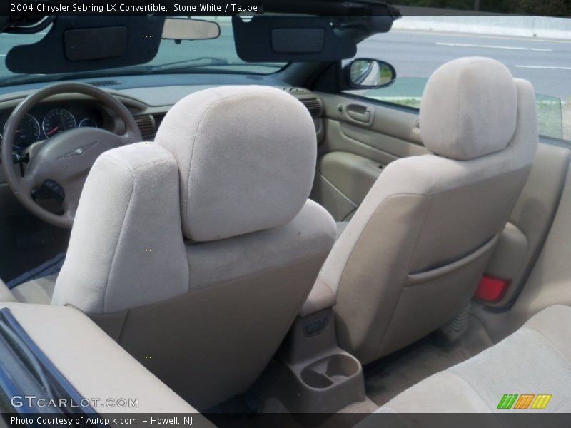Stone White / Taupe 2004 Chrysler Sebring LX Convertible
