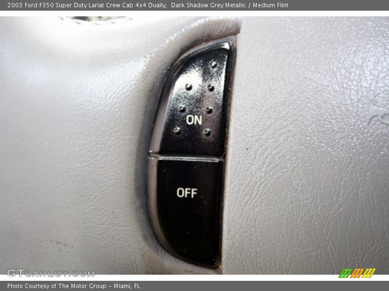 Dark Shadow Grey Metallic / Medium Flint 2003 Ford F350 Super Duty Lariat Crew Cab 4x4 Dually