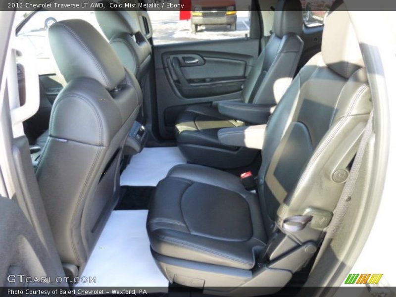 Gold Mist Metallic / Ebony 2012 Chevrolet Traverse LT AWD