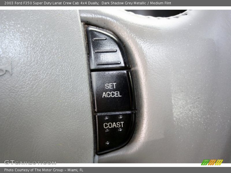 Dark Shadow Grey Metallic / Medium Flint 2003 Ford F350 Super Duty Lariat Crew Cab 4x4 Dually