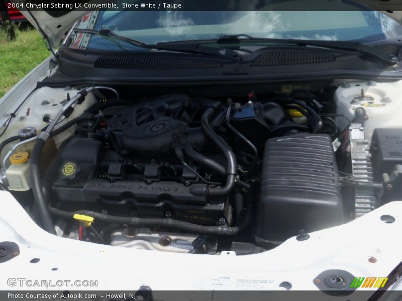 Stone White / Taupe 2004 Chrysler Sebring LX Convertible