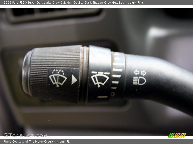 Dark Shadow Grey Metallic / Medium Flint 2003 Ford F350 Super Duty Lariat Crew Cab 4x4 Dually