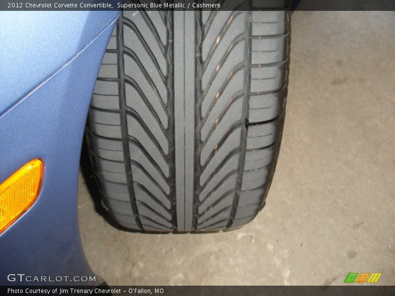 Supersonic Blue Metallic / Cashmere 2012 Chevrolet Corvette Convertible