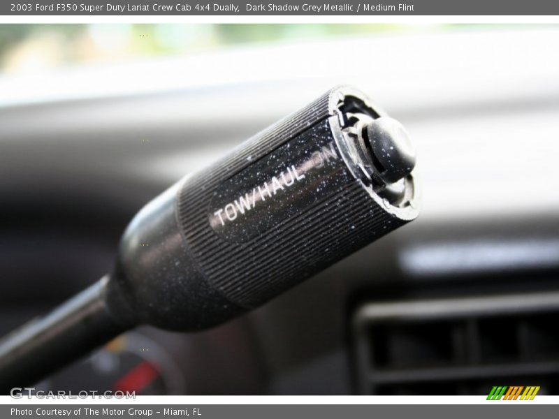 Dark Shadow Grey Metallic / Medium Flint 2003 Ford F350 Super Duty Lariat Crew Cab 4x4 Dually