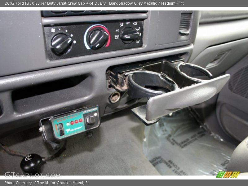 Dark Shadow Grey Metallic / Medium Flint 2003 Ford F350 Super Duty Lariat Crew Cab 4x4 Dually