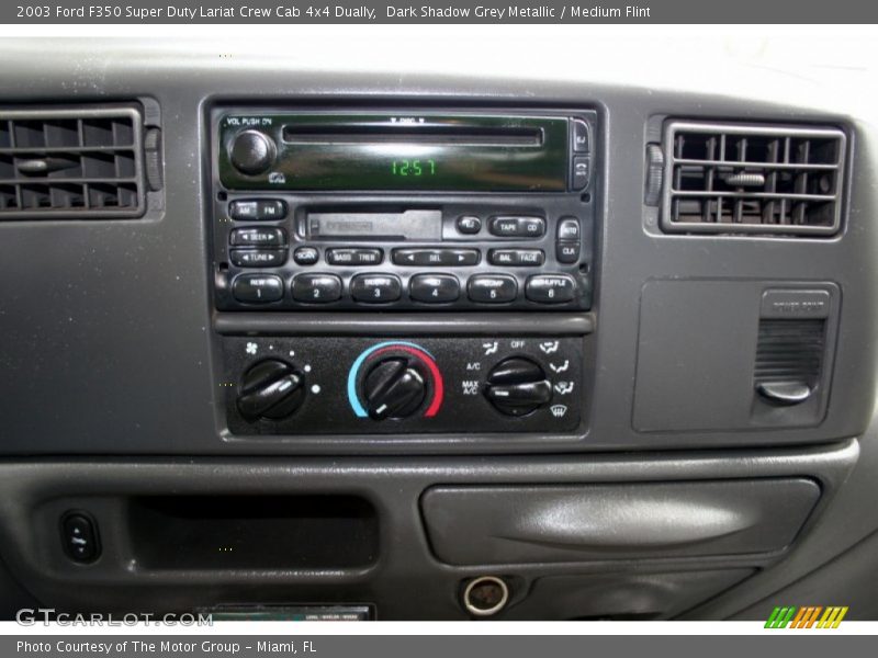 Dark Shadow Grey Metallic / Medium Flint 2003 Ford F350 Super Duty Lariat Crew Cab 4x4 Dually