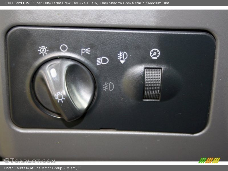 Dark Shadow Grey Metallic / Medium Flint 2003 Ford F350 Super Duty Lariat Crew Cab 4x4 Dually