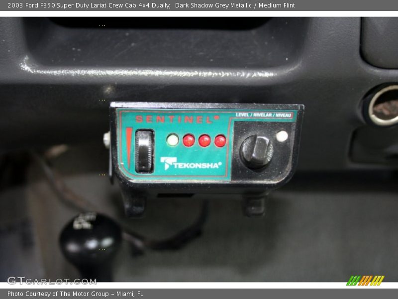 Dark Shadow Grey Metallic / Medium Flint 2003 Ford F350 Super Duty Lariat Crew Cab 4x4 Dually