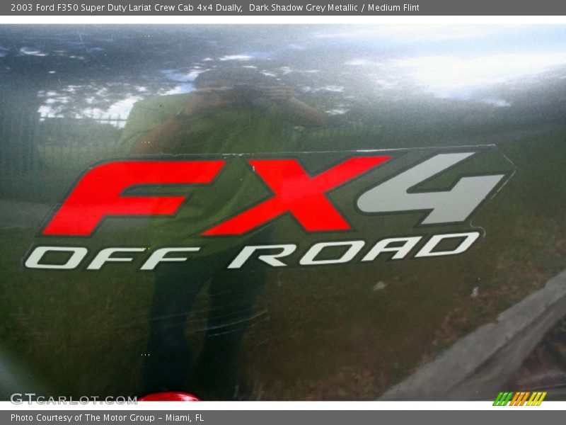 Dark Shadow Grey Metallic / Medium Flint 2003 Ford F350 Super Duty Lariat Crew Cab 4x4 Dually