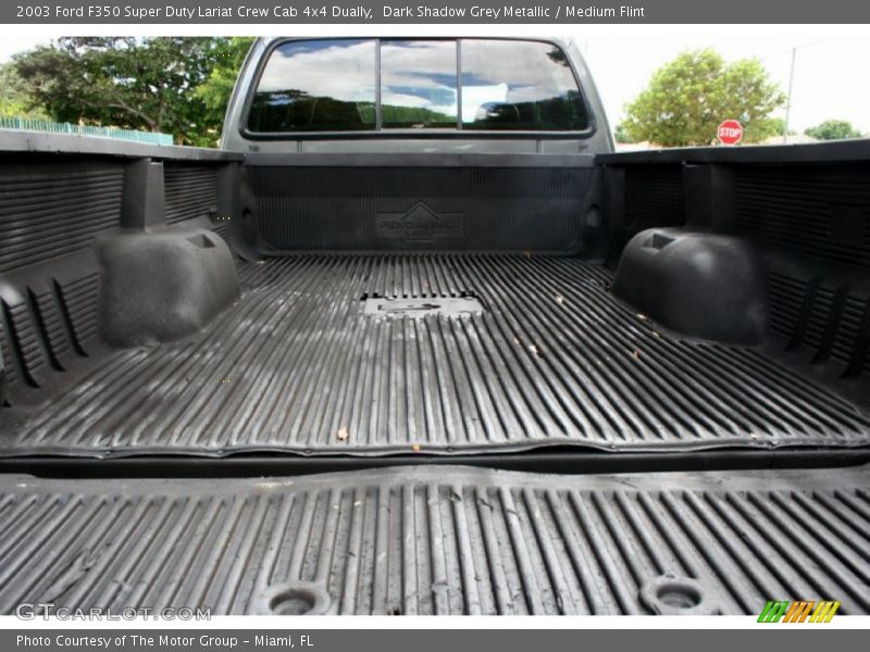 Dark Shadow Grey Metallic / Medium Flint 2003 Ford F350 Super Duty Lariat Crew Cab 4x4 Dually