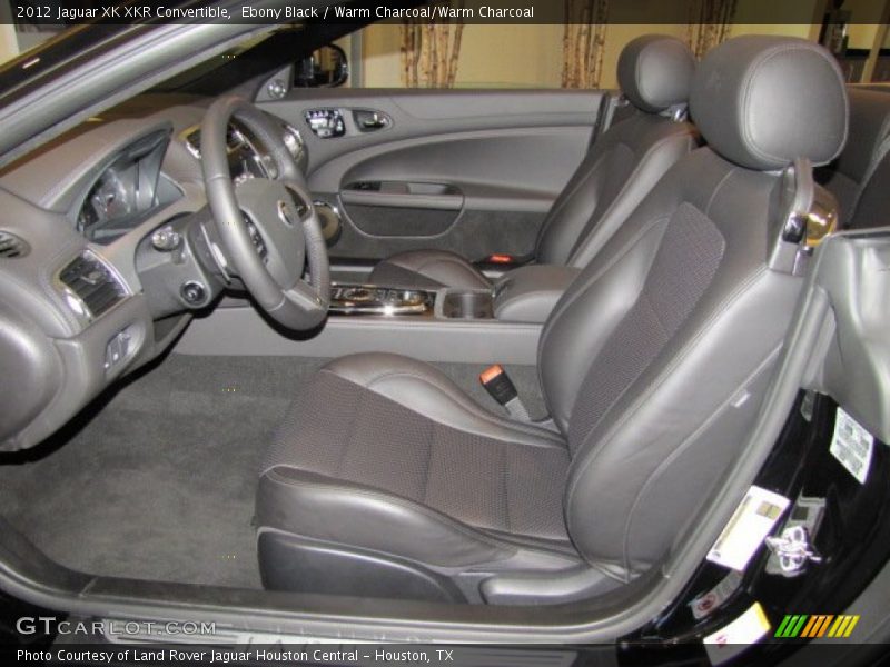 Ebony Black / Warm Charcoal/Warm Charcoal 2012 Jaguar XK XKR Convertible