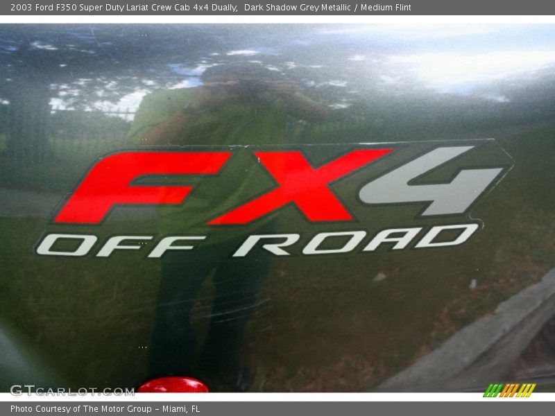 Dark Shadow Grey Metallic / Medium Flint 2003 Ford F350 Super Duty Lariat Crew Cab 4x4 Dually
