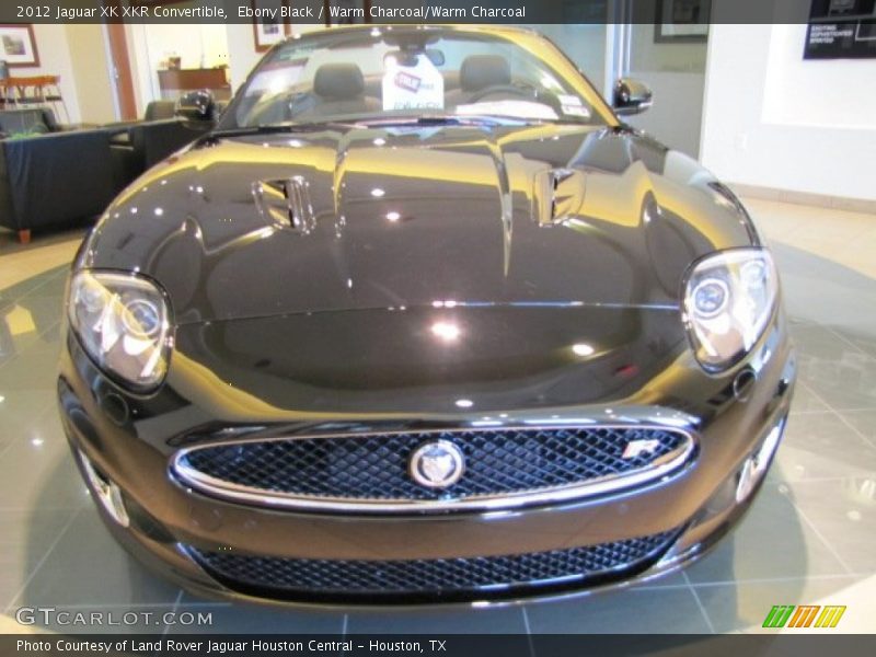 Ebony Black / Warm Charcoal/Warm Charcoal 2012 Jaguar XK XKR Convertible