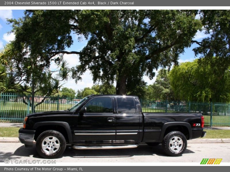 Black / Dark Charcoal 2004 Chevrolet Silverado 1500 LT Extended Cab 4x4