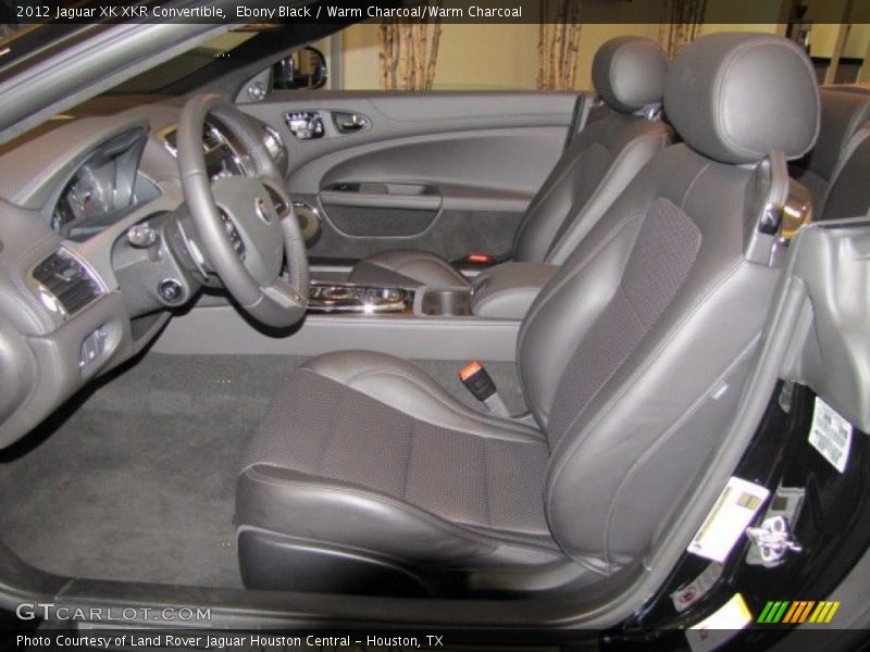 Ebony Black / Warm Charcoal/Warm Charcoal 2012 Jaguar XK XKR Convertible