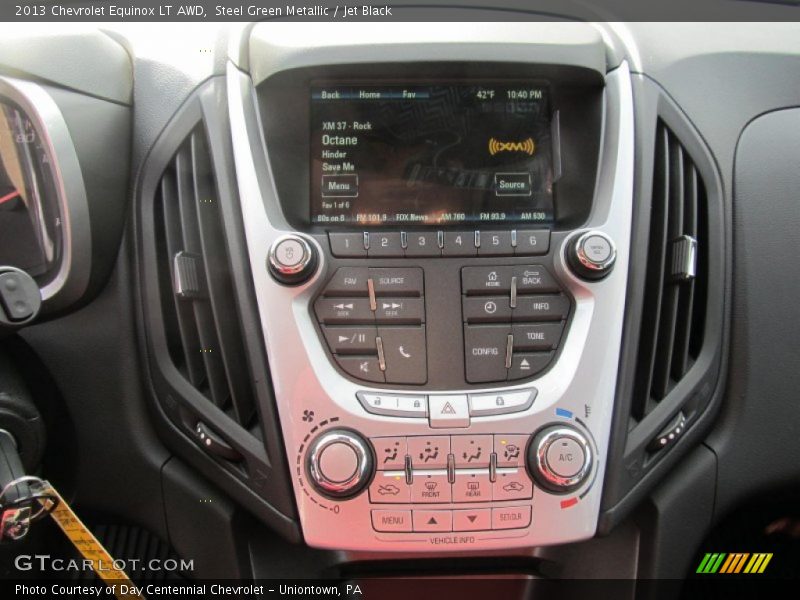 Steel Green Metallic / Jet Black 2013 Chevrolet Equinox LT AWD