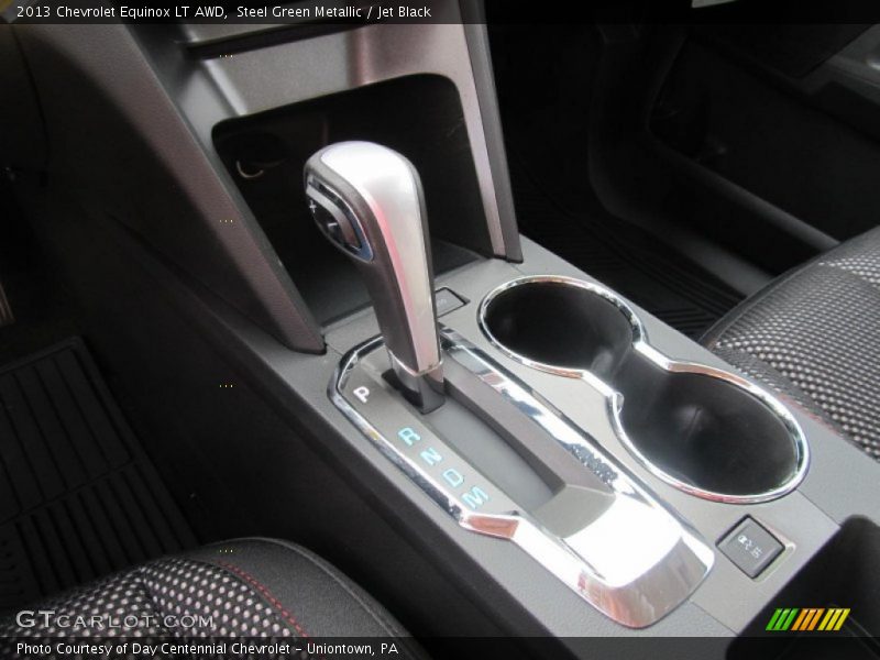 Steel Green Metallic / Jet Black 2013 Chevrolet Equinox LT AWD