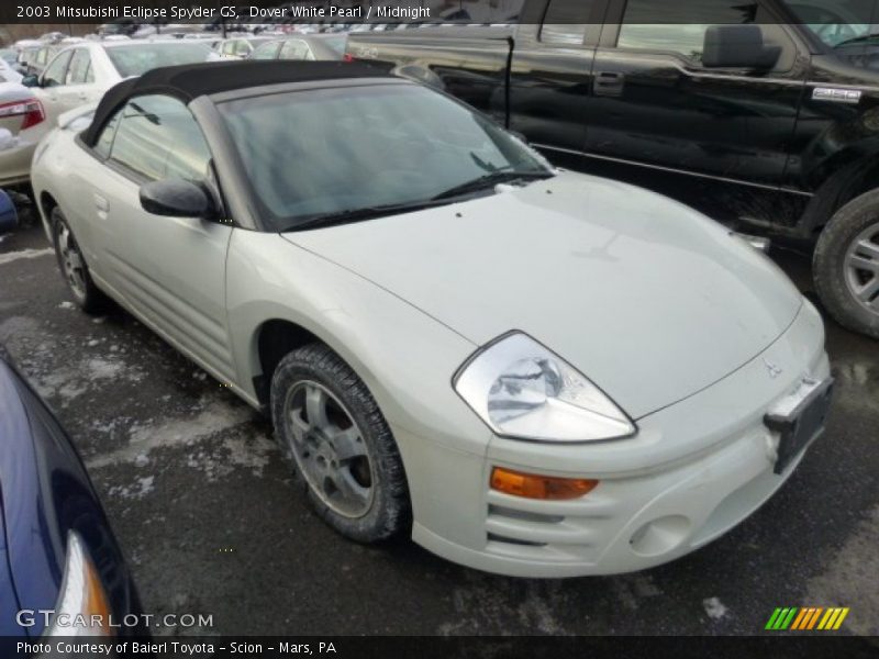 Dover White Pearl / Midnight 2003 Mitsubishi Eclipse Spyder GS