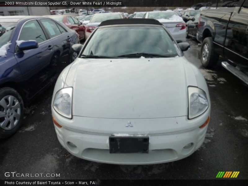 Dover White Pearl / Midnight 2003 Mitsubishi Eclipse Spyder GS