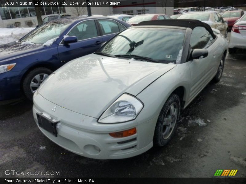 Dover White Pearl / Midnight 2003 Mitsubishi Eclipse Spyder GS