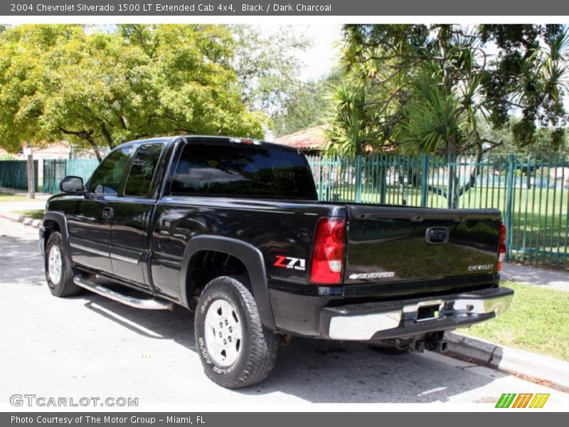 Black / Dark Charcoal 2004 Chevrolet Silverado 1500 LT Extended Cab 4x4