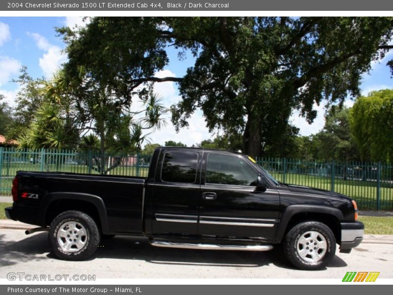 Black / Dark Charcoal 2004 Chevrolet Silverado 1500 LT Extended Cab 4x4