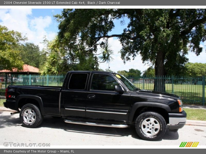 Black / Dark Charcoal 2004 Chevrolet Silverado 1500 LT Extended Cab 4x4