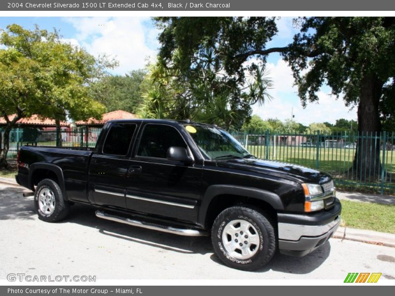 Black / Dark Charcoal 2004 Chevrolet Silverado 1500 LT Extended Cab 4x4