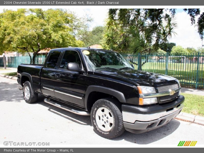 Black / Dark Charcoal 2004 Chevrolet Silverado 1500 LT Extended Cab 4x4