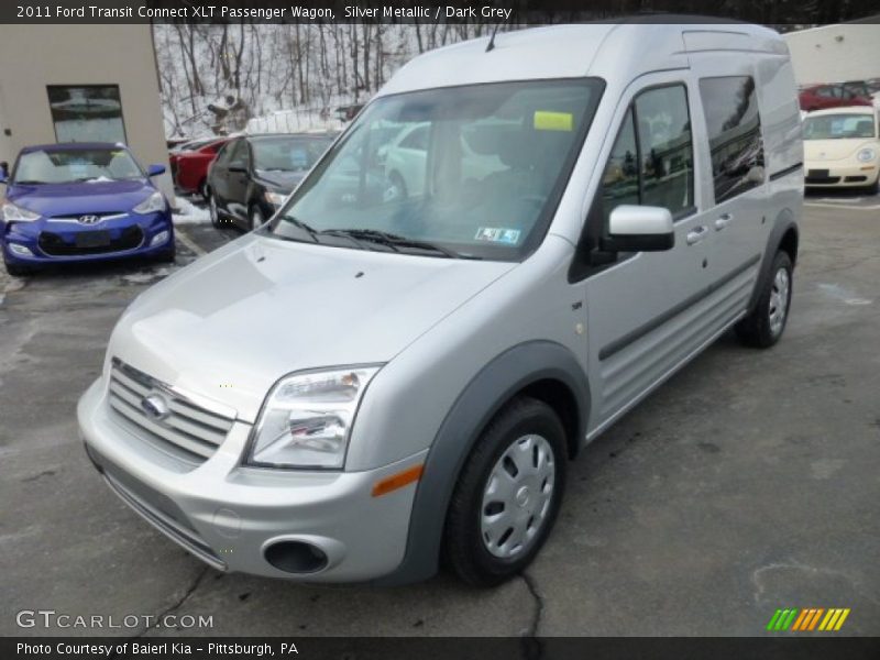 Silver Metallic / Dark Grey 2011 Ford Transit Connect XLT Passenger Wagon