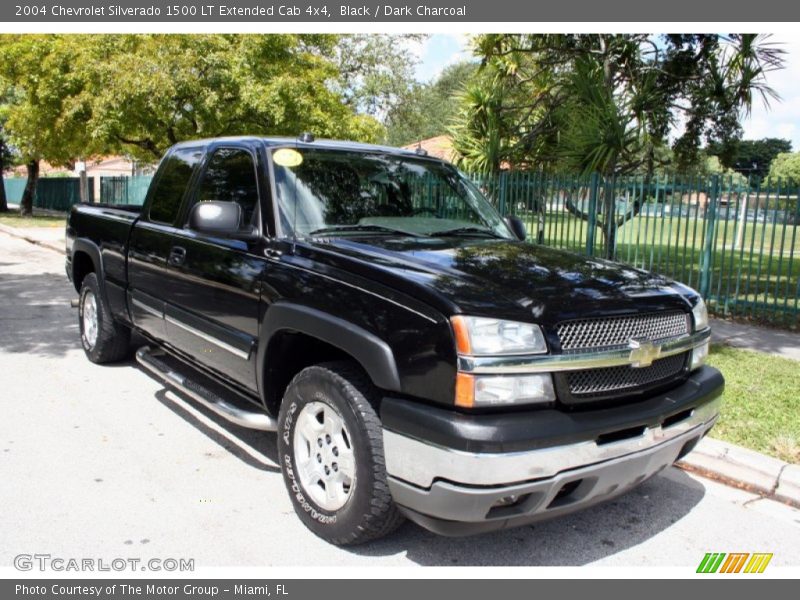 Black / Dark Charcoal 2004 Chevrolet Silverado 1500 LT Extended Cab 4x4