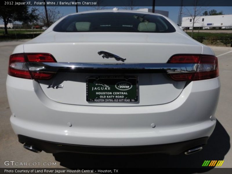 Polaris White / Barley/Warm Charcoal 2012 Jaguar XF