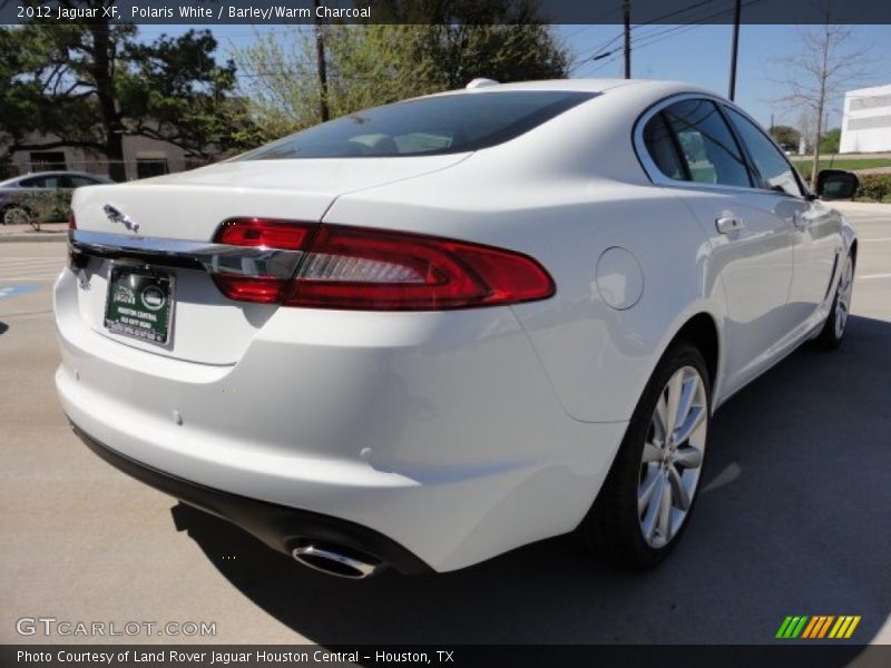 Polaris White / Barley/Warm Charcoal 2012 Jaguar XF