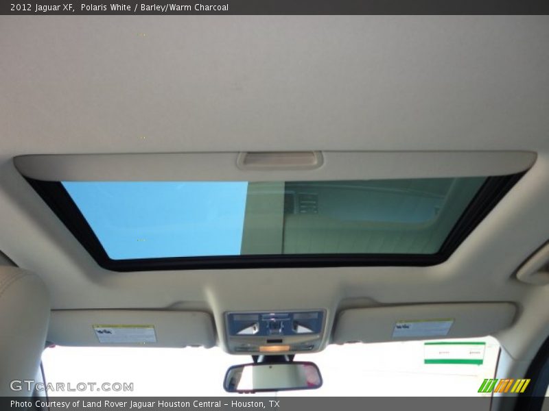 Polaris White / Barley/Warm Charcoal 2012 Jaguar XF