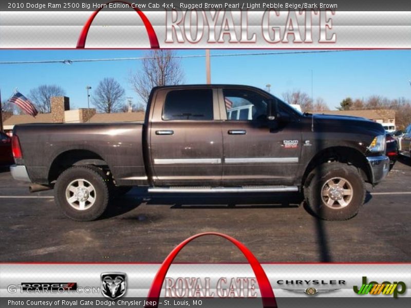 Rugged Brown Pearl / Light Pebble Beige/Bark Brown 2010 Dodge Ram 2500 Big Horn Edition Crew Cab 4x4
