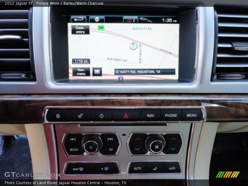 Polaris White / Barley/Warm Charcoal 2012 Jaguar XF