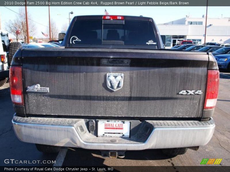 Rugged Brown Pearl / Light Pebble Beige/Bark Brown 2010 Dodge Ram 2500 Big Horn Edition Crew Cab 4x4