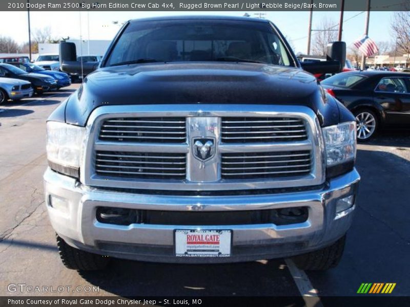 Rugged Brown Pearl / Light Pebble Beige/Bark Brown 2010 Dodge Ram 2500 Big Horn Edition Crew Cab 4x4
