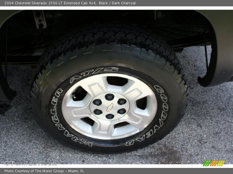 Black / Dark Charcoal 2004 Chevrolet Silverado 1500 LT Extended Cab 4x4