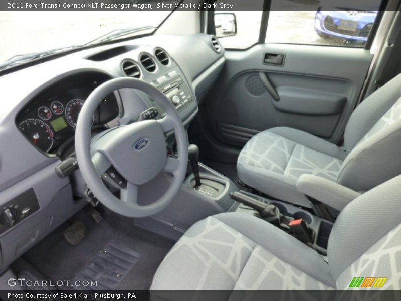 Dark Grey Interior - 2011 Transit Connect XLT Passenger Wagon 